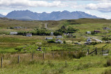 Cuilin Mountain range, looking south on the A863