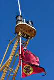 Mast of the Caledonian MacBrayne Ferry