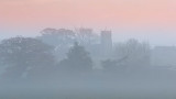A Misty Sunset in Norfolk