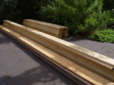 The lumber has arrived 