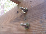 Put the bolts on