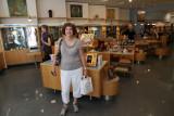 Jane shopping at Osterreichische Werkstaetten!