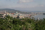 Buda Castle palace and the Danube
