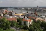 Budapest view from Fishermans Bastion