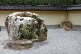 18.  The dry landscape or Zen garden.