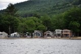 View of the camp from the lake