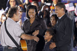Bruce Springsteen and the Obamas