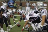 New England Patriots offensive unit led by QB Tom Brady