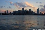 Sunset on the Miami skyline