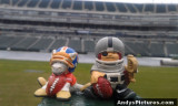 NFL Huddles: Denver Broncos at Oakland Raiders at the Oakland Coliseum