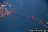 Aerial of the Golden Gate Bridge