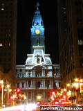 Philadephias City Hall at Night