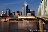 US Bank Arena and downtown Cincinnati, OH