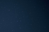 Perseid meteor (look carefully)