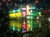 A Rainy Night in Los Angeles, Viewed from my Car