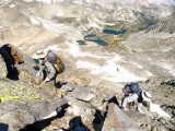 Climbing Mt. Agassiz, in the High Sierra of California