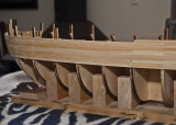 Closer view of port planking
