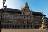 Antwerp City Hall at the Grote Markt