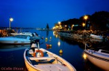 Night view of San Bernadetto Harbour