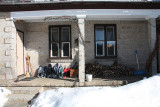 Snowshoes and Logs - Notchland Inn