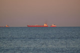 Tankers in the evening light