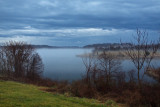 Low fog over the lake