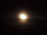 The moon outside my window