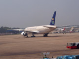 Saudi Arabian 777 ready for departure