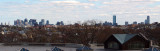 Panorama - City skyline from college