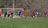 Action in front of the goal