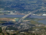 Route 9 and the Garden State Parkway cross the Raritan river