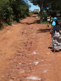 Road to the quarry and the trail