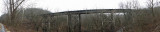 Panorama - Railroad Trestle at McCoys Ferry