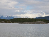 Lake at the base of Davidson Glacier