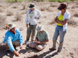 Dr. Walker with Sam Gale, Katrina Tariol, and Amparo Perez