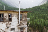 Abandoned mineral processing plant near Silverton