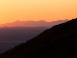 View towards Las Cruces from Organ Mts., New Mexico