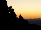 Sitting man with hat, Organ Mts. New Mexico