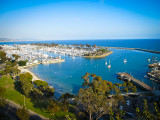 Dana Point Harbour, View from Blue Lantern St