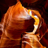 The Upper Antelope Canyon