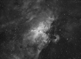 NGC 6611 or M 16, the Eagle Nebula.
