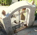 Capri - cats at gate
