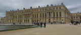 View to the palace from Versailles garden