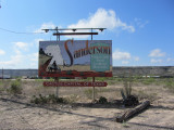 Sanderson, Texas sign