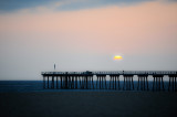 sunset at Hermosa beach