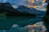 Sunrise At Emerald Lake