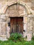 Little used church door