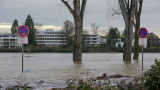 Hochwasser am Rhein