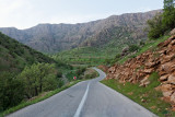 The Way to Bisheh Waterfall