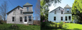 Before and After - first summer at the house - 2010
